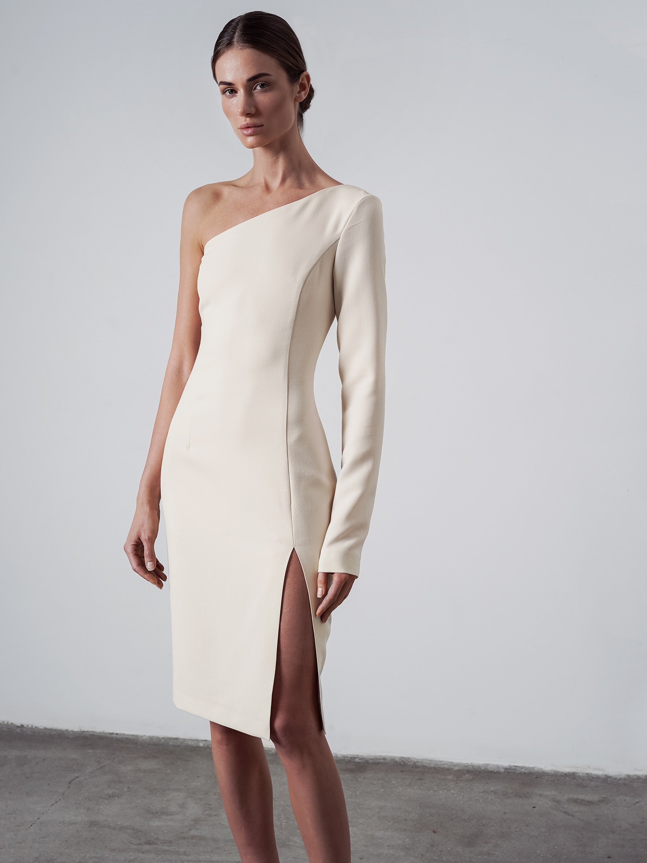 Asymmetrical midi dress - Namelazz Official Online Store