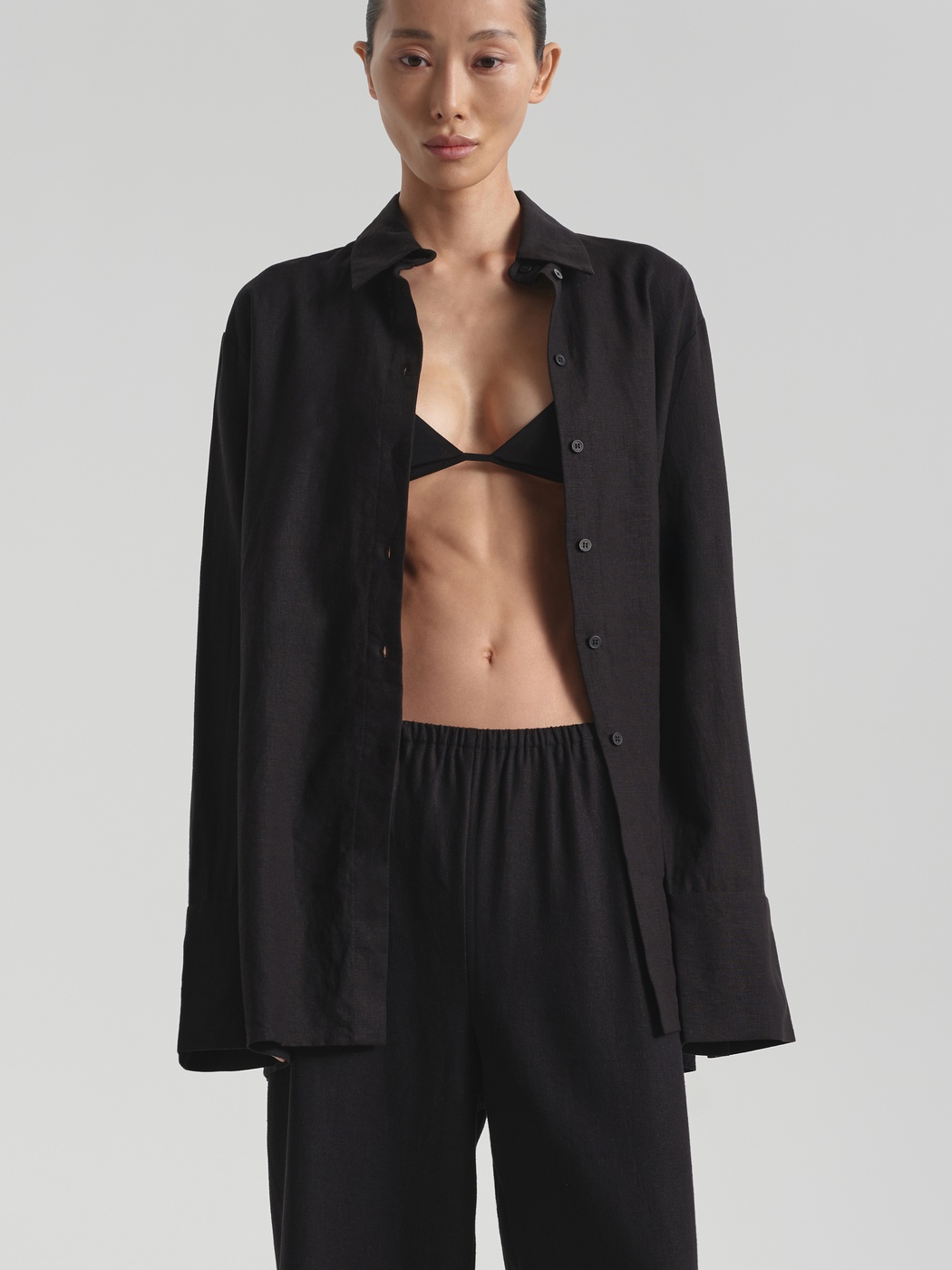 Oversized linen shirt