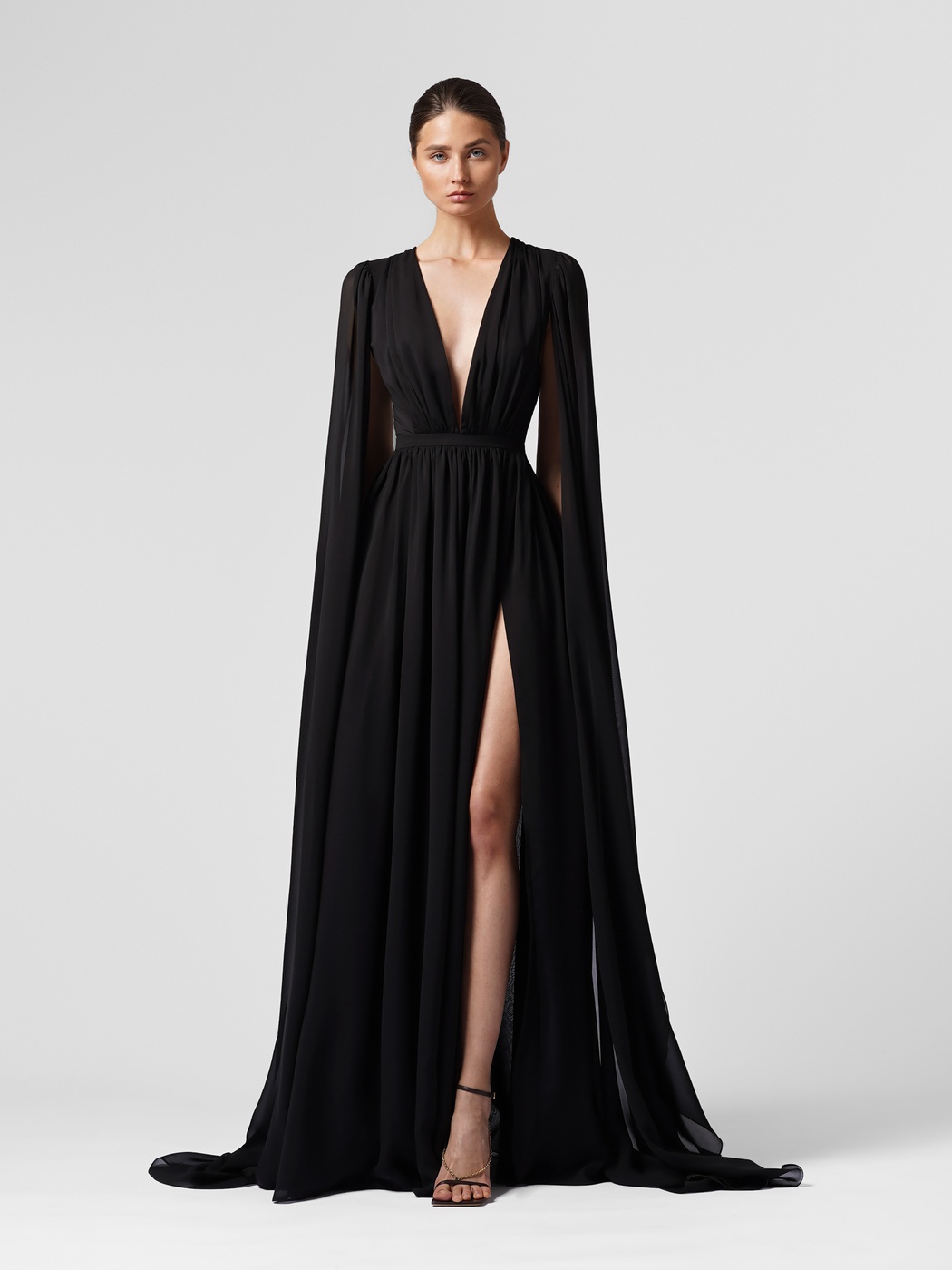 ax paris black wrap dress