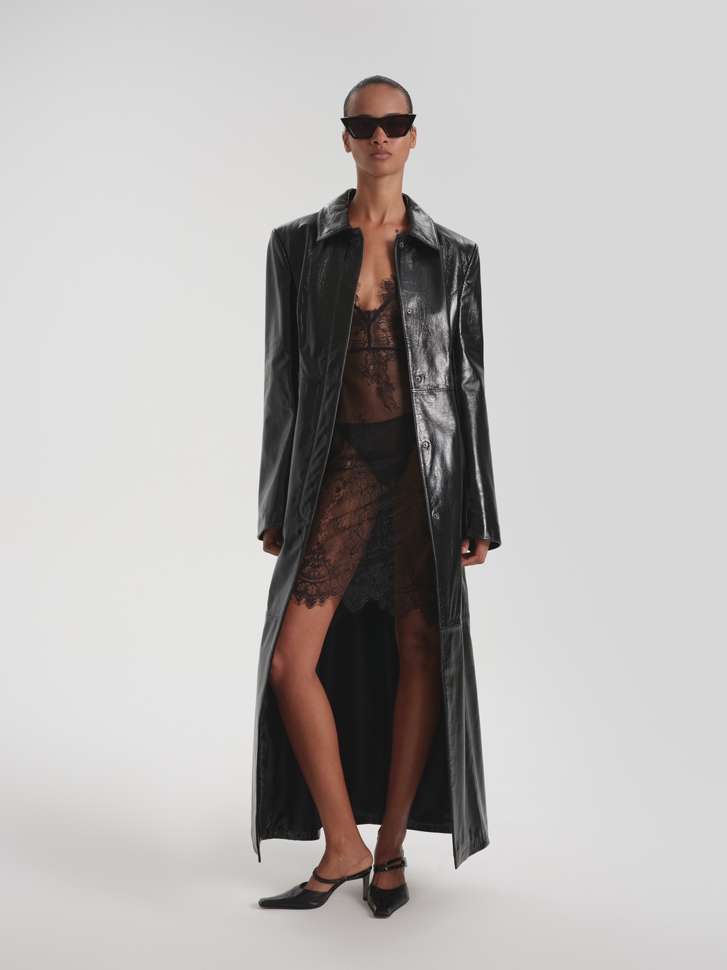 【IIROT】Leather touch tech Coat Eight Leathers / Eight-G Lot,8JK-24 Horse Hide Leather Car