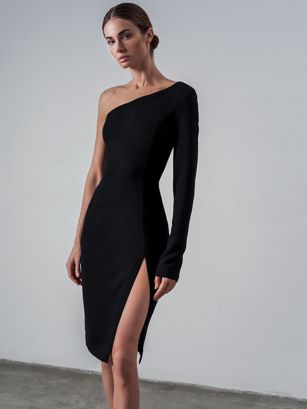 Asymmetrical midi dress - Namelazz Official Online Store
