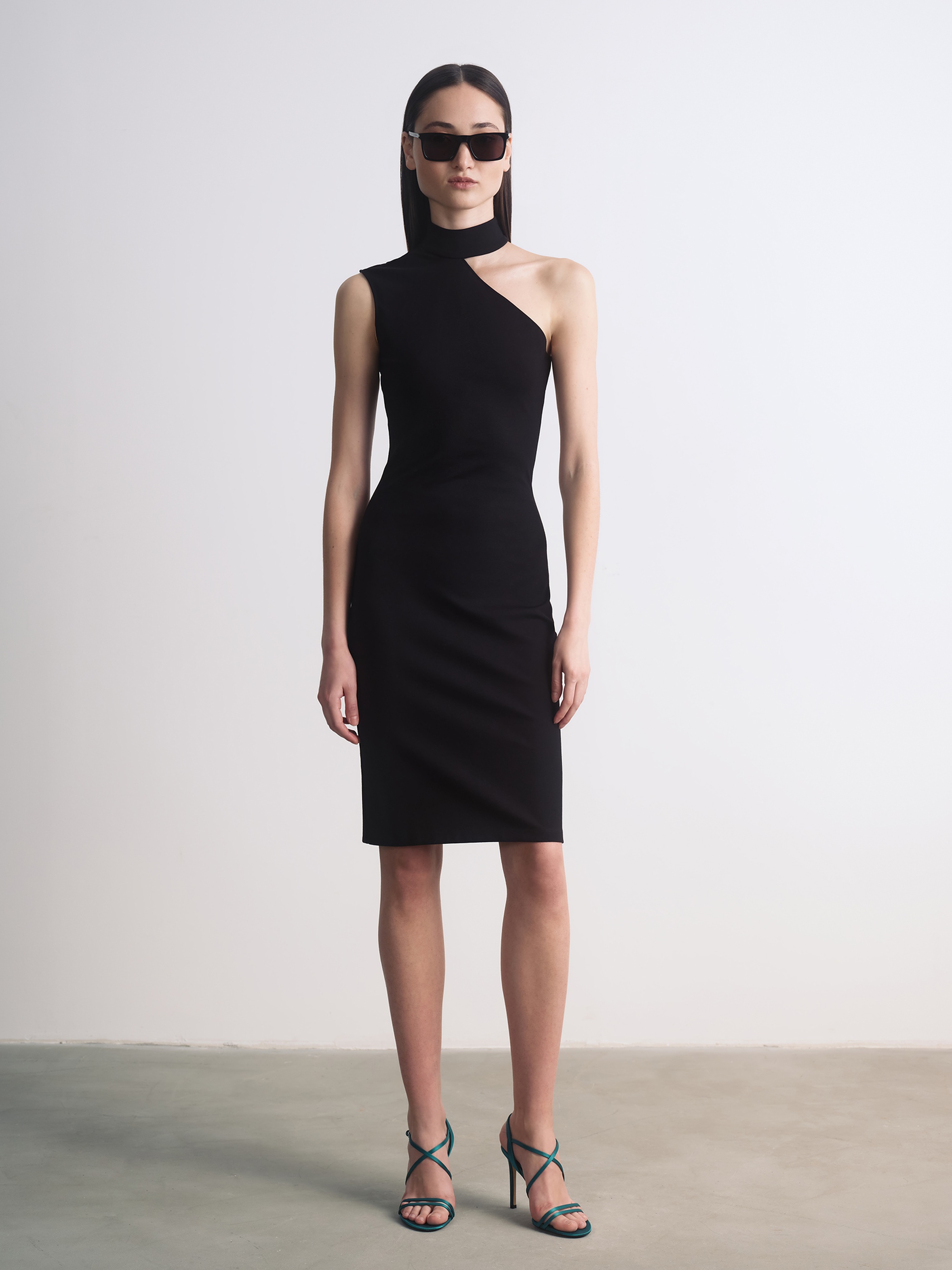 Midi one shoulder dress - Namelazz Official Online Store