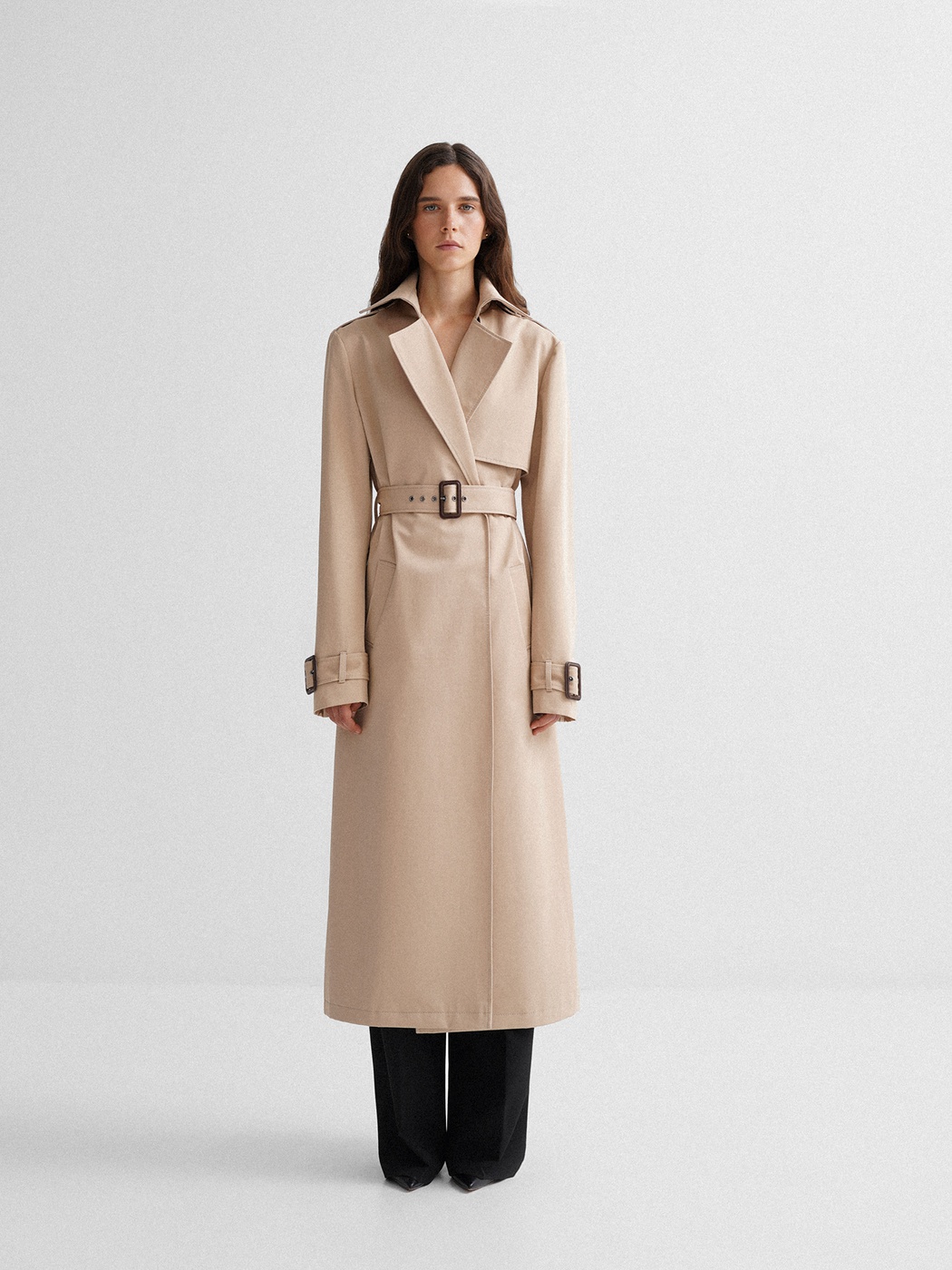 hobbs purple trench coat